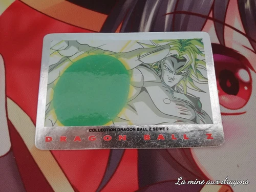 Carte Dragon Ball Z Serie Part 2 n° 51 card DBZ argent Silver Panini Broly