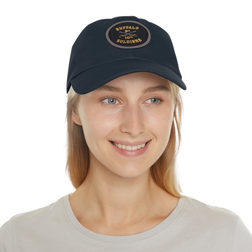 Buffalo Soldiers Baseball Cap mit Leder Patch Mütze für Papa - Bild 21 von 25
