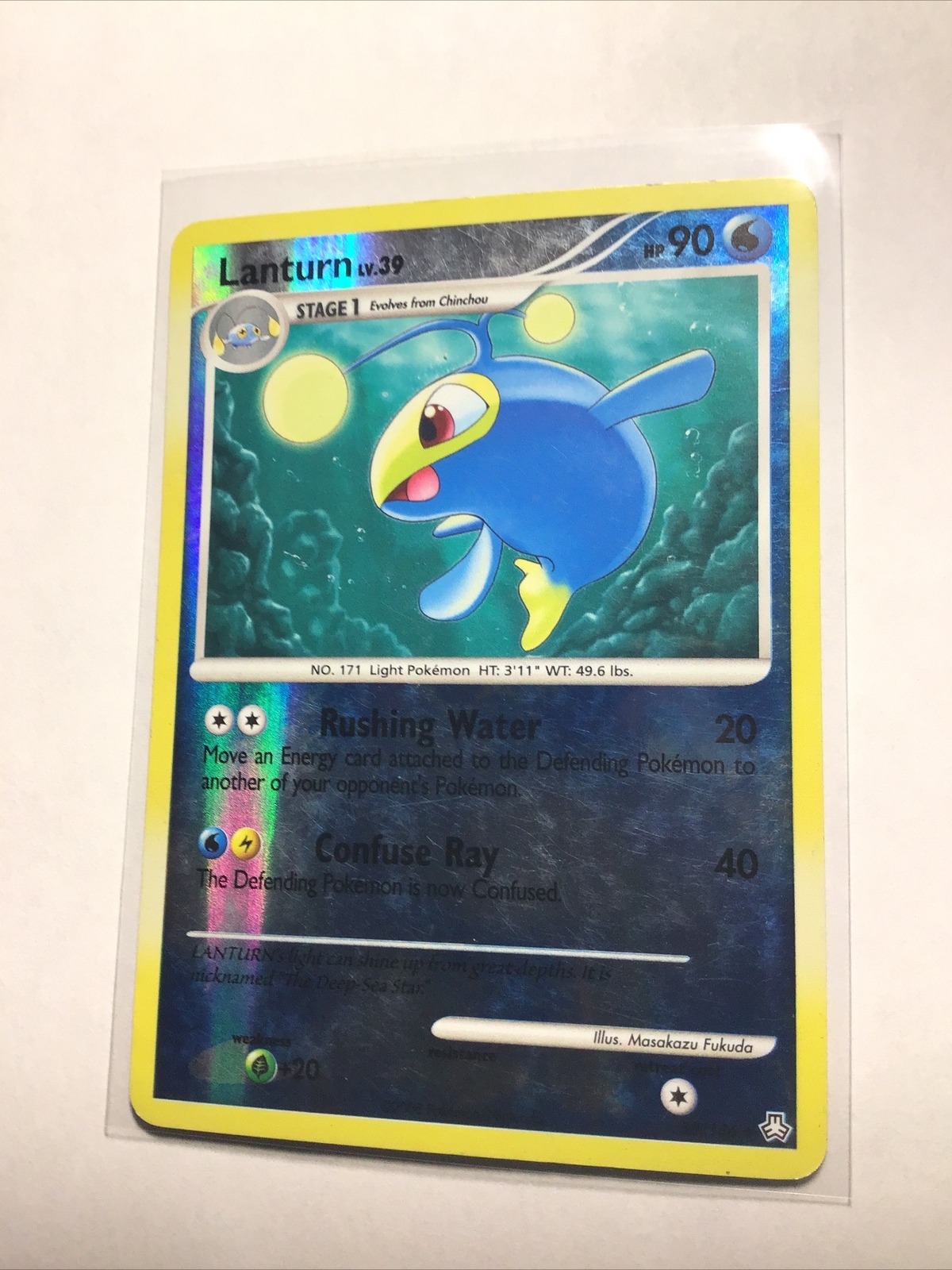 LANTURN - 58/146 - Legends Awakened - Reverse Holo - Pokemon Card - LP