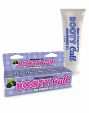 Booty Call Numbing Gel 1.5oz Blue Raspberry Lubricant Lube