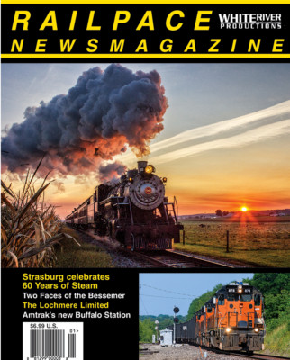 RAILPACE NEWSMAGAZINE, Jan 2021, ALL-COLOR, Focuses on RRs of the NORTHEAST, NEW