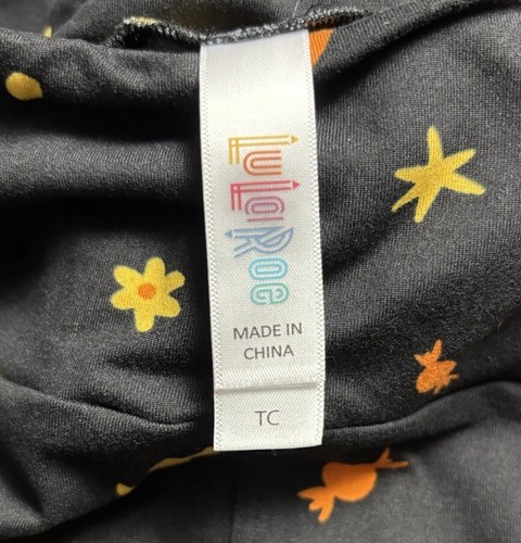 LuLaRoe Womens Leggings Size TC Skulls Bats Moons Halloween Wicked Cute NWT - Picture 2 of 3
