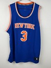 New York Knicks Josh Hart #3 Jersey Xl Blue 2023 Fanatics Icon Edition Nba Mens