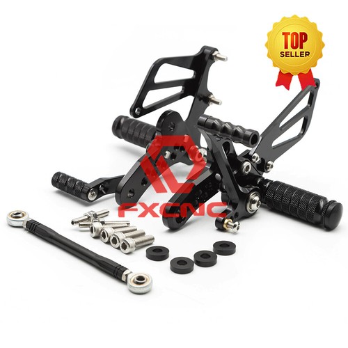 Fits Suzuki GP Shift GSX1300R HAYABUSA 1999 00-2015 CNC Rearsets Foot Pegs Black - Picture 15 of 24