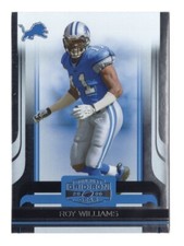 Football Card - 2006 Roy Williams 37 - Detroit Lions Donruss Gridiron Gear Holo