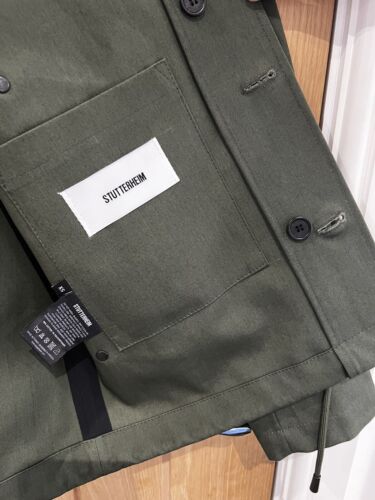 Herrenjacke Stutterheim Khaki Größe XS Original Brandneu UVP 330£ #V2 - Bild 4 von 6