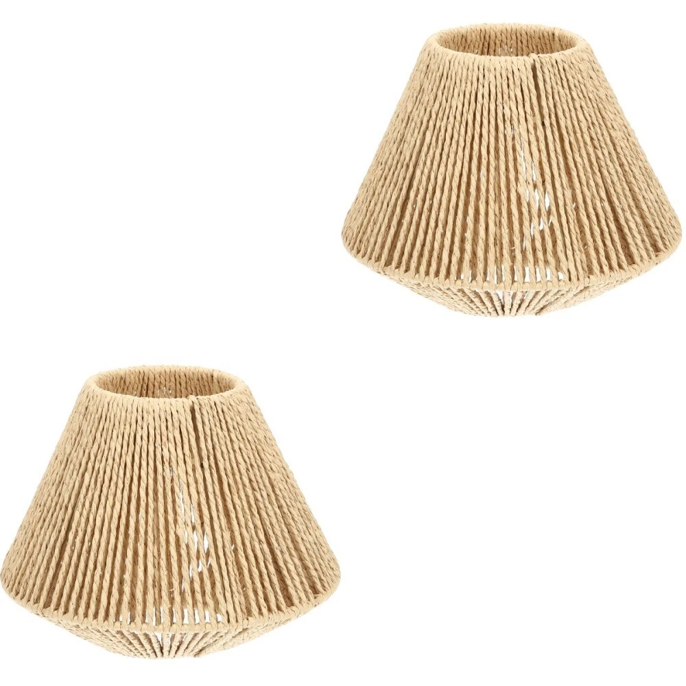 2 Pack lamp shades replacement Seagrass Lamp Shade table lamp