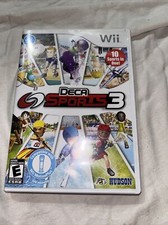Deca Sports 3 (Nintendo Wii, 2010) COMPLETE CIB disk/case/manual