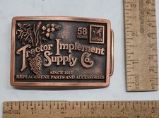 1995 - TISCO - TRACTOR IMPLEMENT SUPPLY CO - d - belt BUCKLE - listing 6877