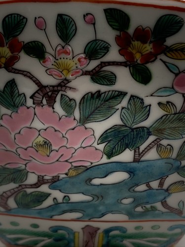 Alte japanische Porzellan Blumenvase 9 Zoll - Bild 18 von 19
