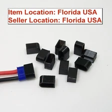 Flexible TPU EC3 Protective Dust Cap Cover For Lipo Battery Lot of 12 pcs