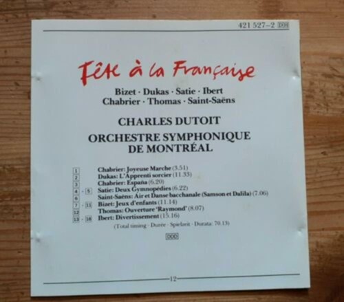 Fete à la Française - Fete à la Française CD (2016) Audio Quality Guaranteed - Picture 2 of 8