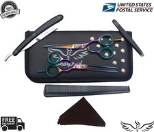 5.5" PROFESSIONAL BARBER THINNING HAIR DRESSING SCISSORS/SHEARS MULTI COLOR