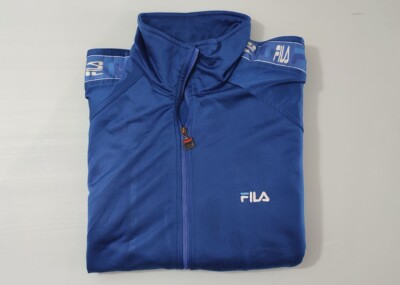Herren Bekleidung Jacke Zip blau Fila Gr. M Gr. L #Retrostreet