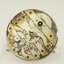 Rare Pocket Watch Movement Men's no fusee duplex chronometer no repeater RAR