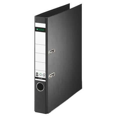 LEITZ 1008-00-95 Vollpapier-Ordner 180 Grad DIN A4 50 mm schwarz