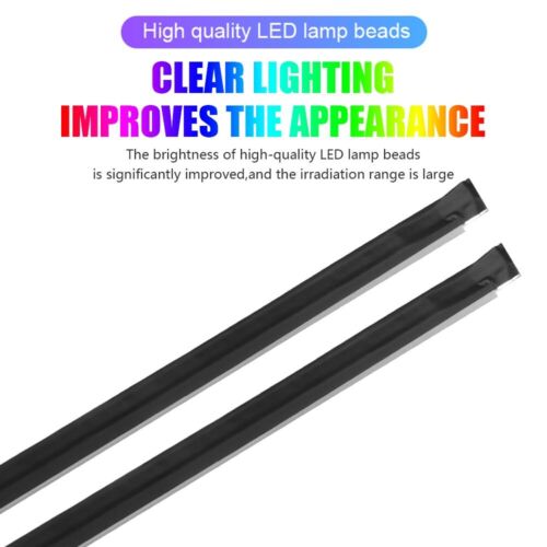 Full 22 RGB In One LED Light Kit Symphony Car Interior Acrylic Ambient Strip APP - Picture 20 of 41