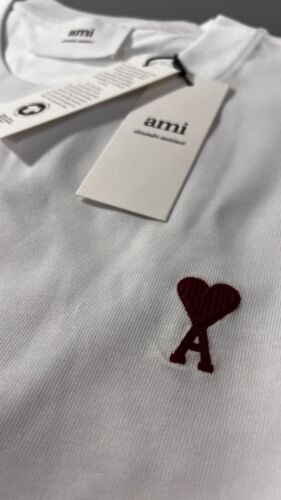 Ami Paris T-shirt | Uni SEX Alexandre Mattiussi De Coeur Heart White | L - Picture 4 of 9