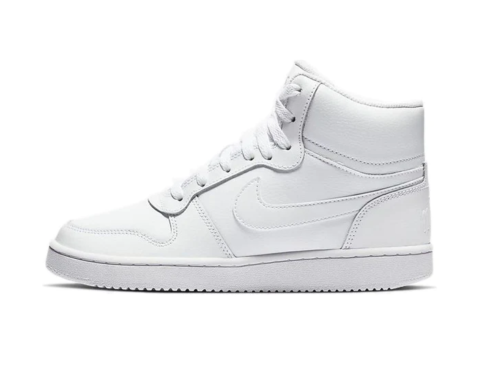 AQ1778-100 Nike EBERNON MID Damen Turnschuhe Damenschuhe Neu LEDER Weiss force - Picture 1 of 9