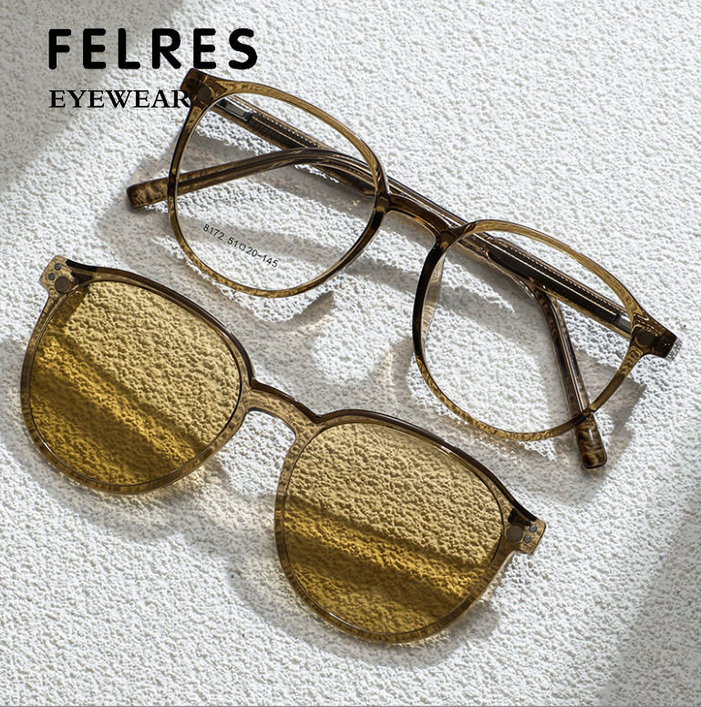 In Magnetic Clip On Flip Up Polarized Sunglasses Men Women Glasses  Frames