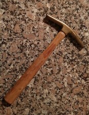 C.S. Osborne Bronze Magnetic Tack Hammer 33 Upholstery Leather Tool Brass VNTG