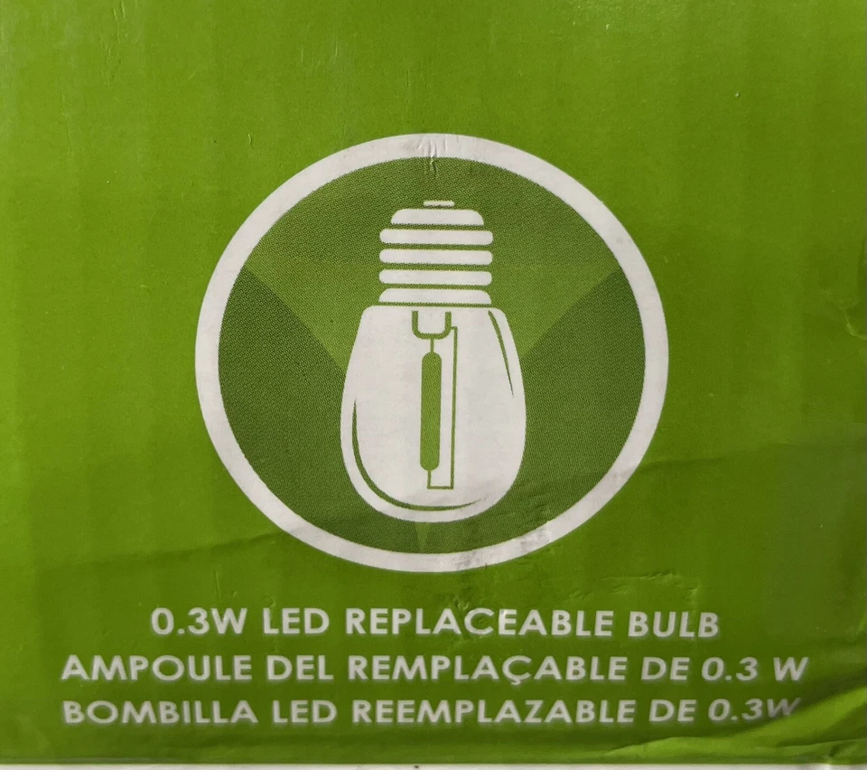 2 сменные светодиодные лампы SunForce для патио солнечного света струны 0,3 Вт СОВЕРШЕННО НОВЫЕ - Изображение 3 из 3