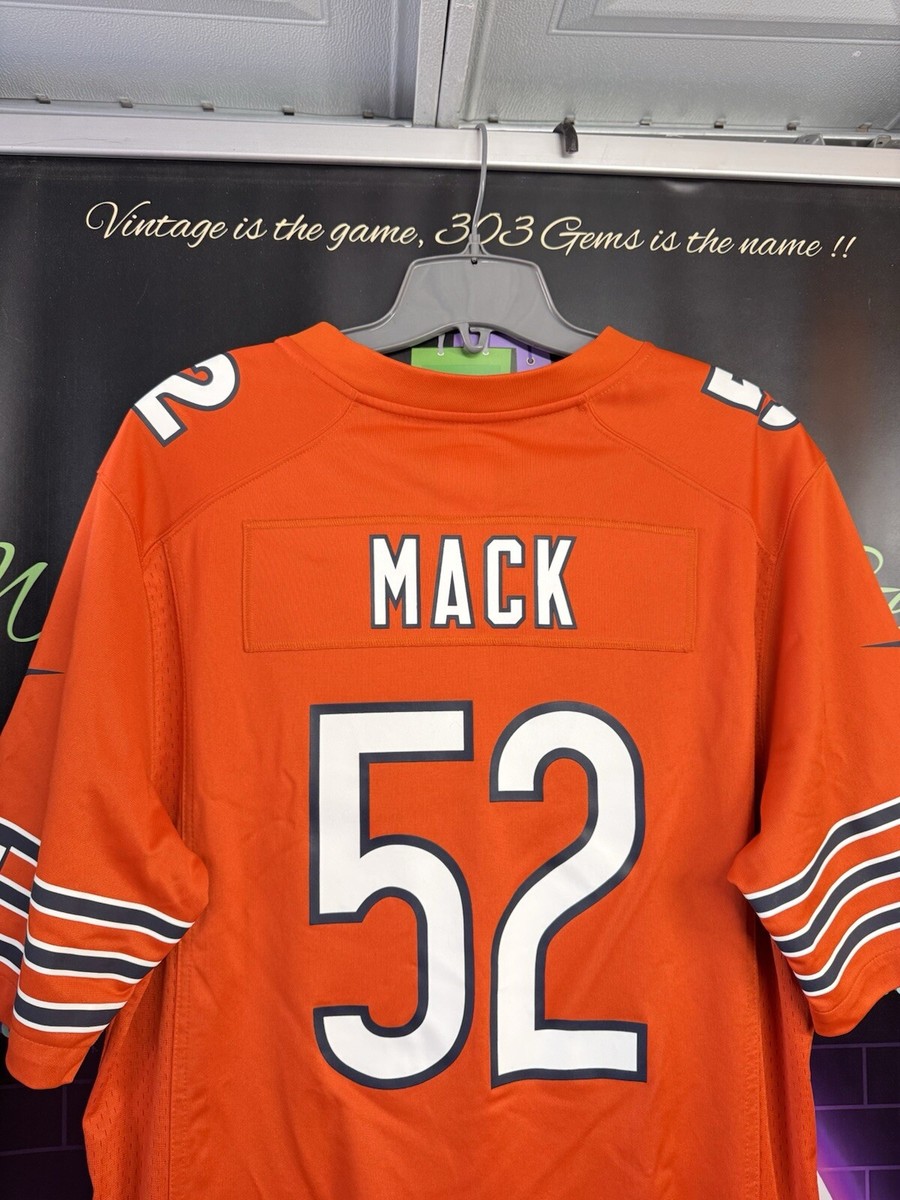 Authentic Nike Chicago Bears #52 Khalil Mack NFL Football Jersey