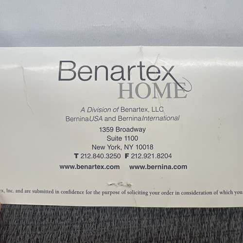 Benartex Home Avanti 9 fabric sample 18” x 12 1/2” Style 9041 Rayon & Polyester - Picture 15 of 15