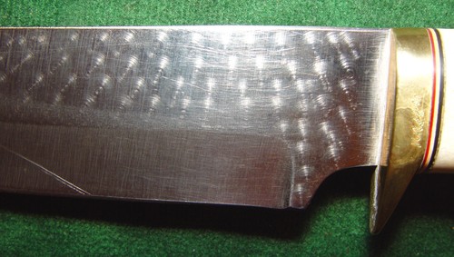 Beautiful KEN RICHARDSON Custom Hunting/Mountain Man 11" Crown Stag Grip Knife - Picture 9 of 9