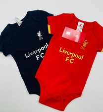 Liverpool Baby Kit Vest/body suit 2 Pack Red/Black LFC 6-9 months 100% cotton