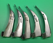 Lot Of 5 Rusch Mac 4 Laryngoscope Blade