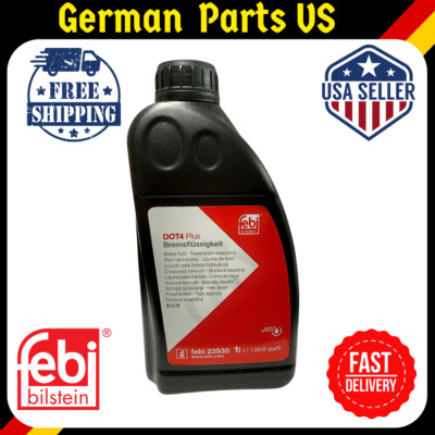 Brake Fluid DOT4 Plus   Febi Bilstein 23930   1 Liter / 1.06 Quart
