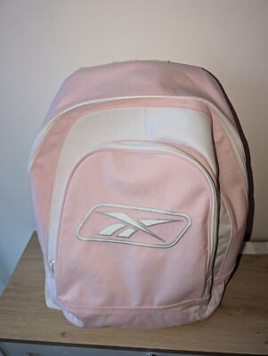 REEBOK Light Pink White Backpack UK