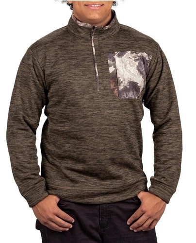 Habit Men's Fleece Pullover Scent Factor Inhibitor Ponderosa Pass Size Large - product listing photo