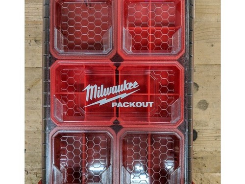 MILWAUKEE PACKOUT FOR SMALL ITEMS 4 COMPARTMENT SEE DESCRIPTION FOR COLOR - Picture 8 of 8