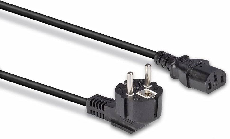 Thumbnail - Lindy 30335 Iec-netzkabel 2m Schuko-winkelstecker Iec320c13 Neu Ovp