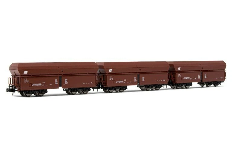 Arnold HN6500 Conjunto Três Carros Hopper Tipo Falns Of The FS, Escala N 1/160 - Imagem 2 de 4