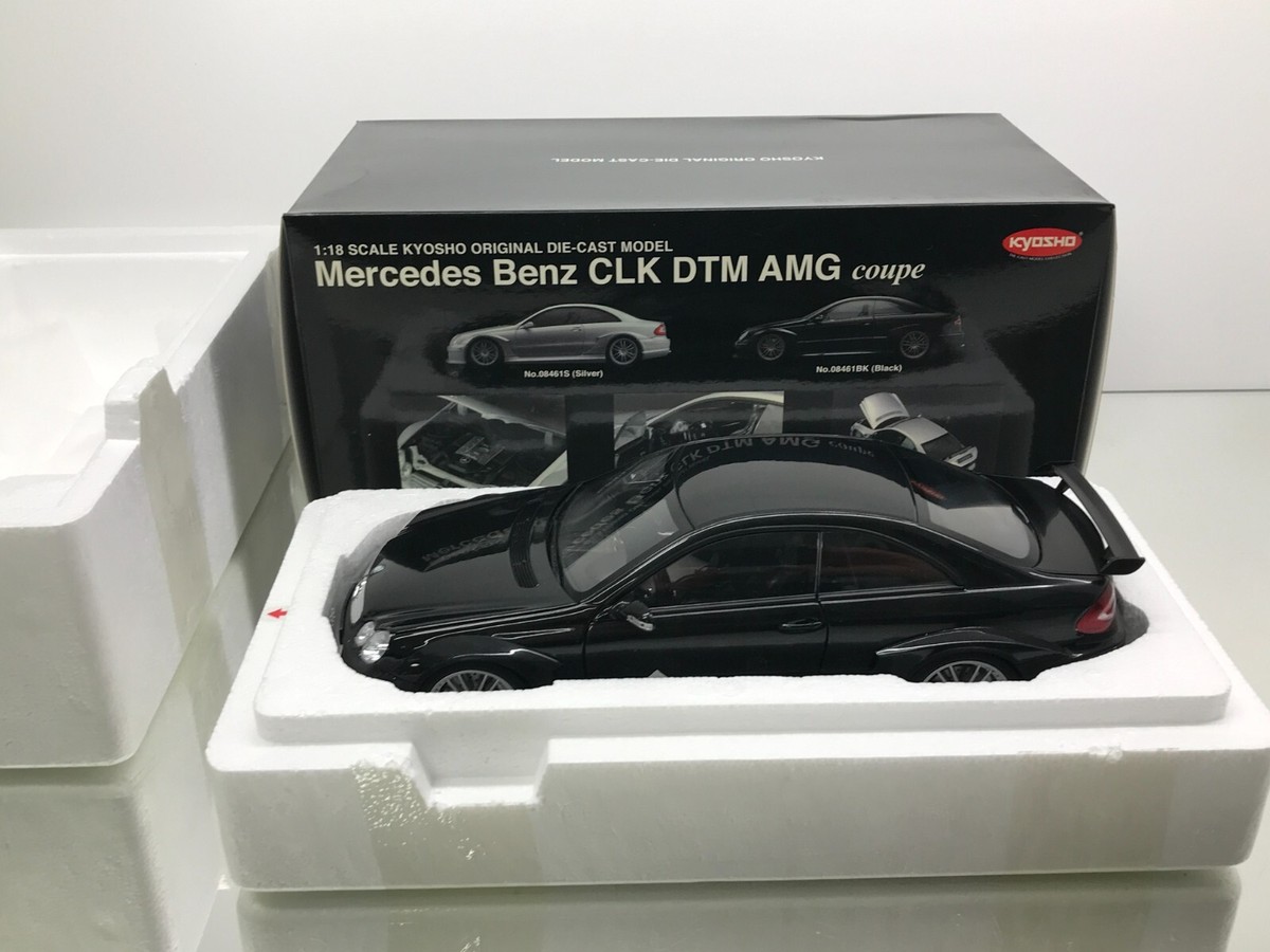 KYOSHO 08461BK MERCEDES BENZ CLK DTM AMG COUPE -BLACK 1:18- HIGH