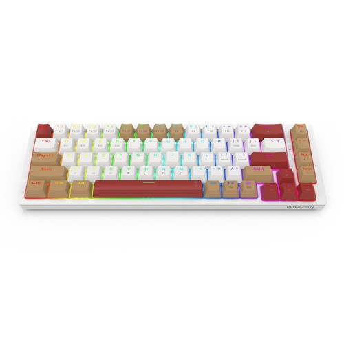 REDRAGON K677 Pro Rammus 60% Wireless RGB Mechanical Keyboard, BT/2.4Ghz/Wired - Picture 4 of 10