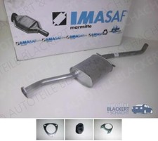 IMASAF Auspuff Mitteltopf+Anbauteile für Opel Omega A 1.8+2.0+2.4 1986-1994