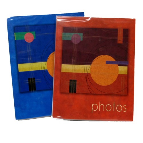 Kenro Inca Pocket Albums - 6x4 or 7x5 - Red, Blue or Stripe - Picture 2 of 4