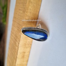 Beautiful Labradorite Gemstone Ring 925 Sterling Silver Gift For Her Ring PG5660