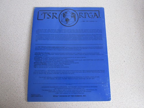 TSR AD&D RPGA R2 UNTERSUCHUNG VON HYDELL FRANK MENTZER ADVANCED DUNGEON DRAGON - Bild 2 von 5