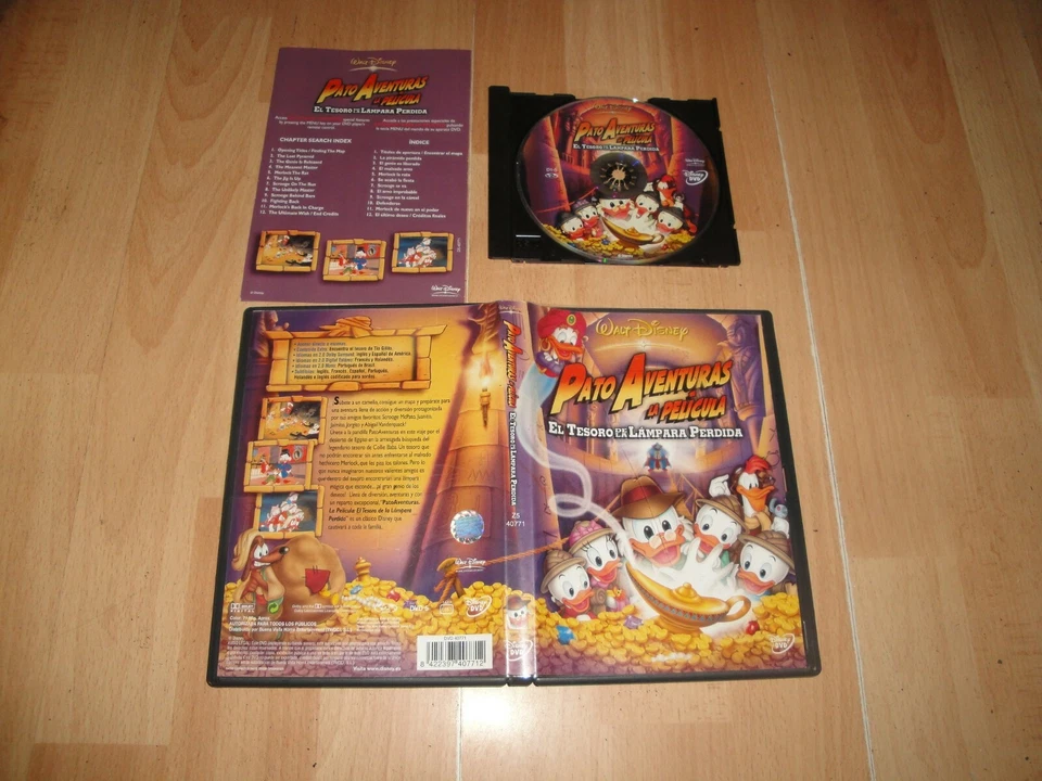 PATO AVENTURAS EL TESORO DE LA LAMPARA PERDIDA DE WALT DISNEY DVD EN BUEN ESTADO - Imagen 4 de 4