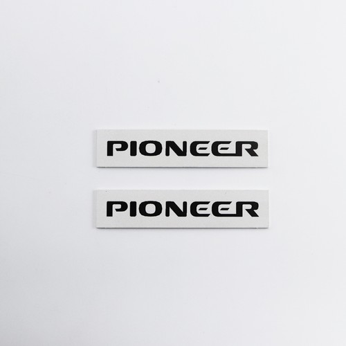Pioneer Spec Rack Badge Aluminum Logo 57.2mm(2.25")X12.7mm(0.5") - Picture 3 of 9