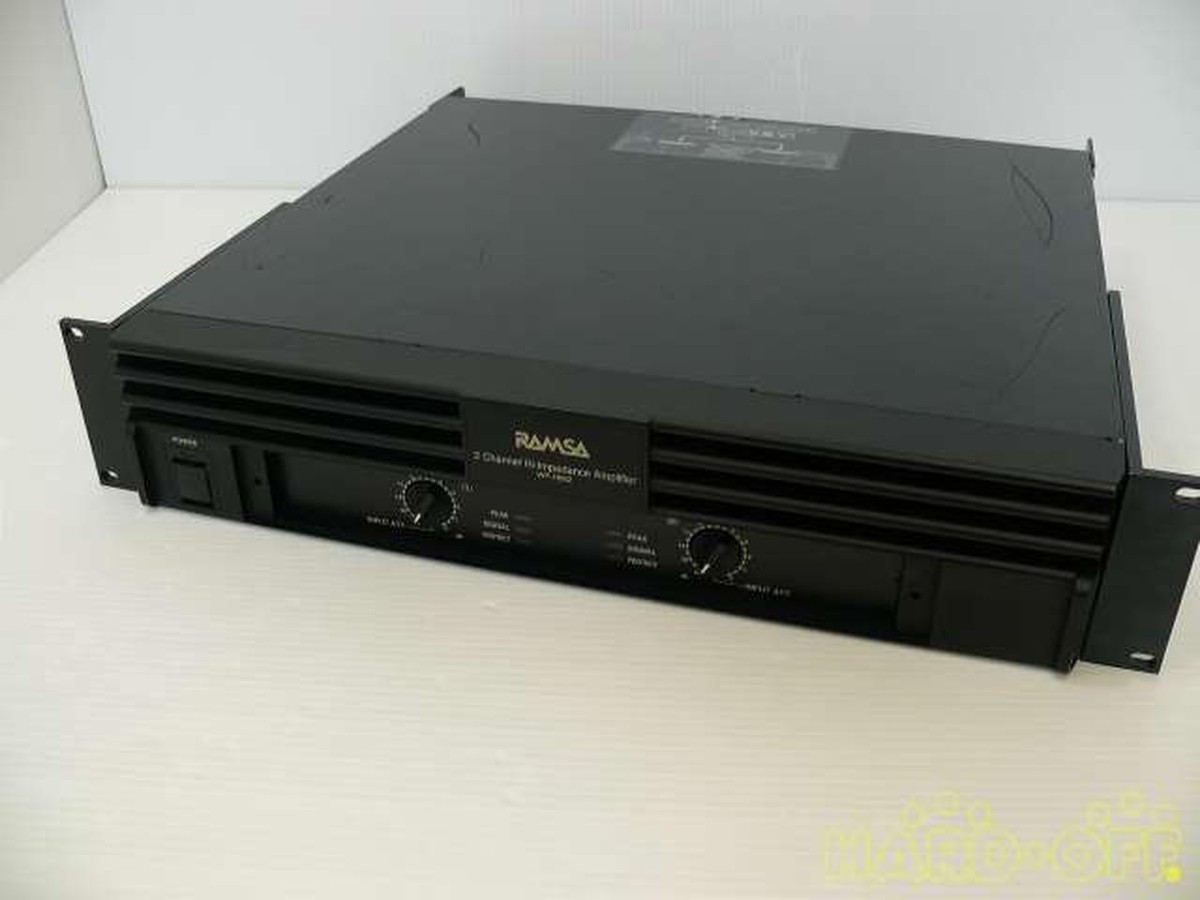 Panasonic RAMSA WP-H062 中古　送料込み‼️ Panasonic RAMSA WP-H062 High Impedance 2-Channel Power Amplifier