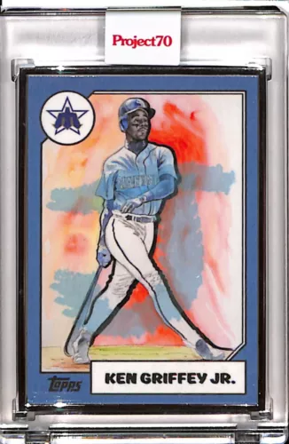 2021 TOPPS PROJECT 70 #294 KEN GRIFFEY JR - INFINITE ARCHIVES SILVER FRAME 51/51