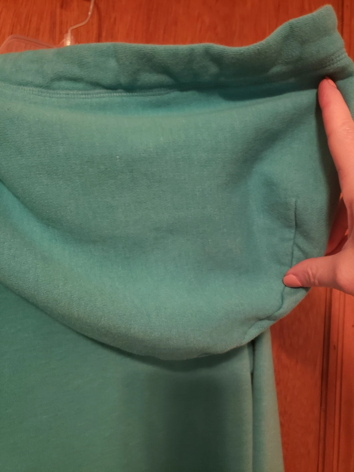 UNDERCOVER Felpa con cappuccio donna ROSA Victoria Secret acqua teal taglia small S usata in ottime condizioni vedi foto cappuccio