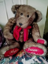 RARE VINTAGE LARGE DAN DEE 100TH ANNIVERSARY COLLECTOR'S TEDDY BEAR