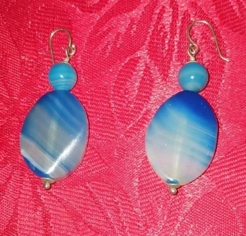 AIL ALUMA BLUE AGATE PRECIOUS STONES STATEMENT - Picture 3 of 3